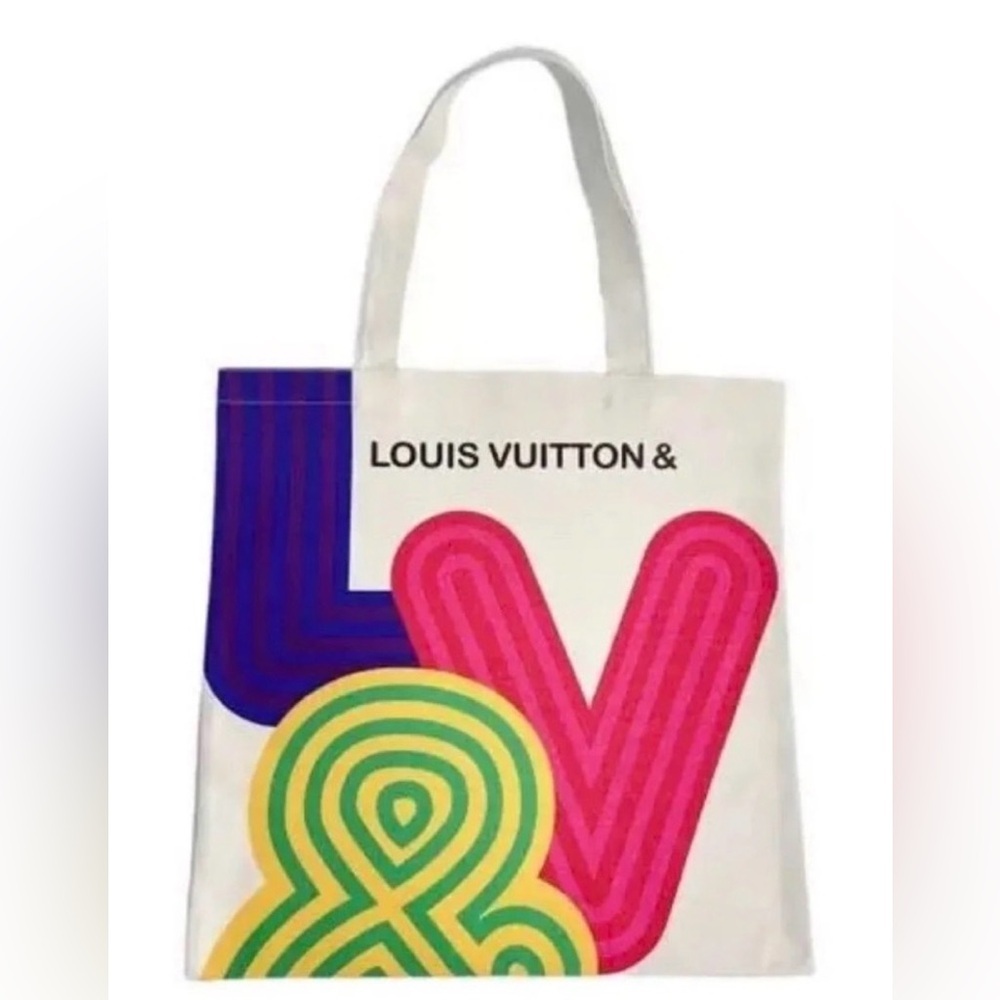 Louis Vuitton Canvas Tote Bag Graphic Limited Edition